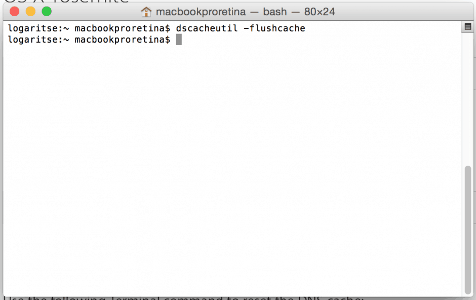 How To Reset Dns Cache Mac